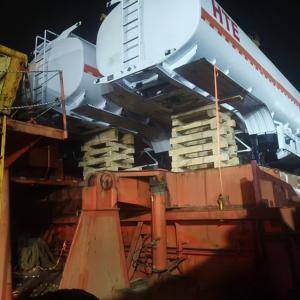 2units 4 axle diesel tank trailers will be send to Ghana